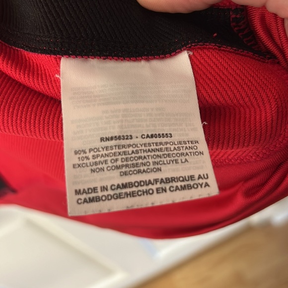 Nike cherry red full zip track jacket women’s size M - Picture 11 of 16